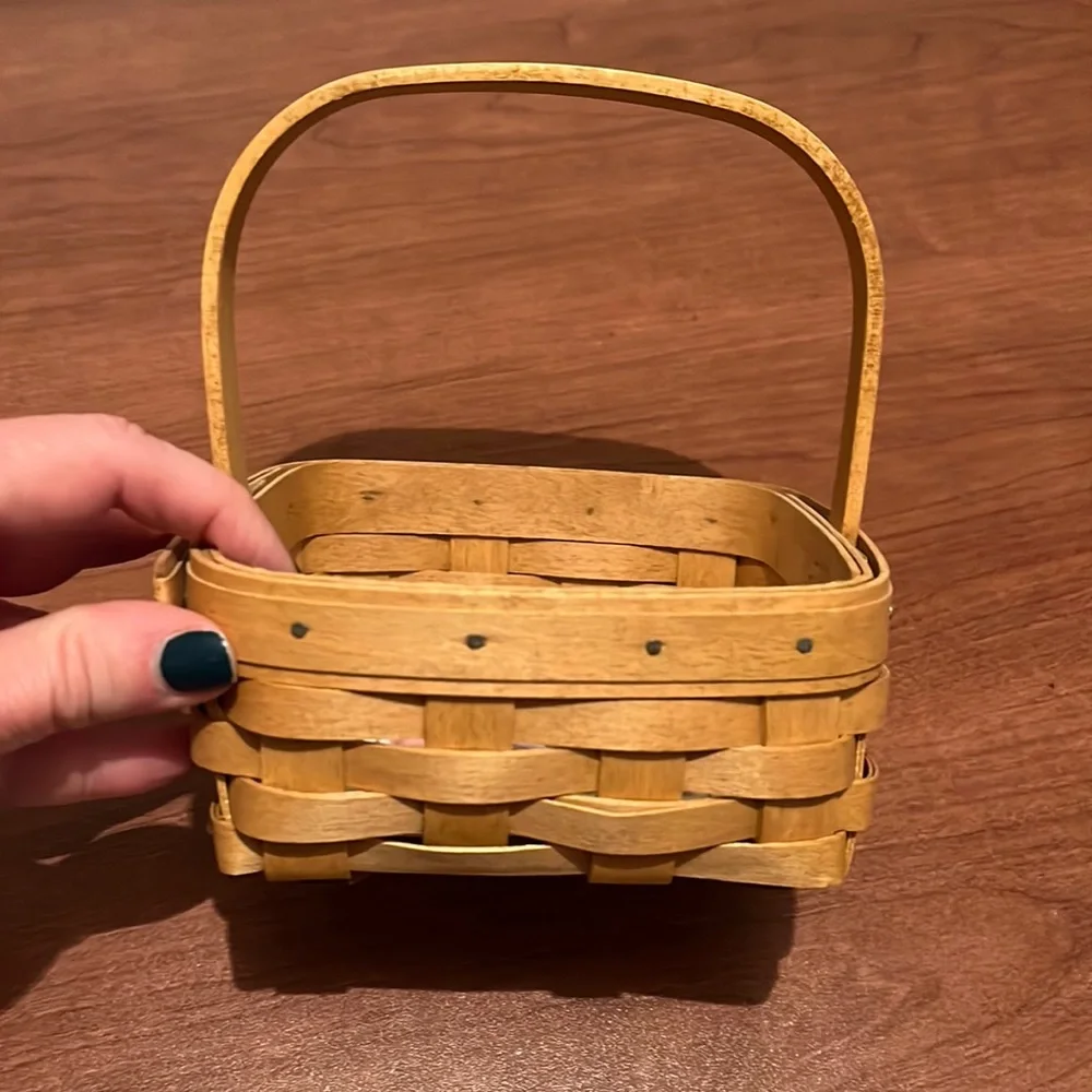 Vintage Longaberger 2003 Tarragon basket